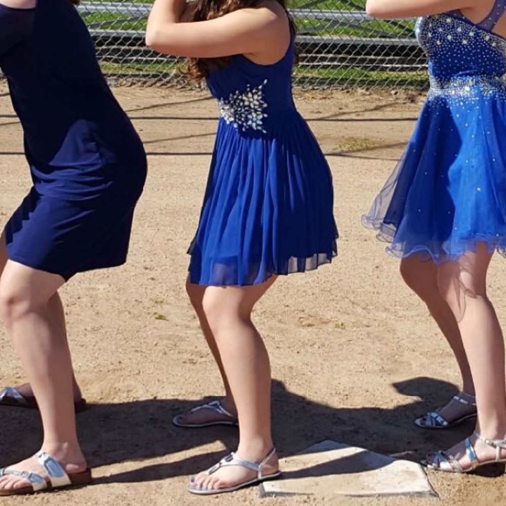 Short Blue Prom/Homecoming Dress